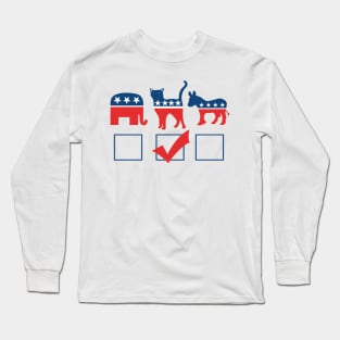 I'm voting for CATS in the USA Long Sleeve T-Shirt